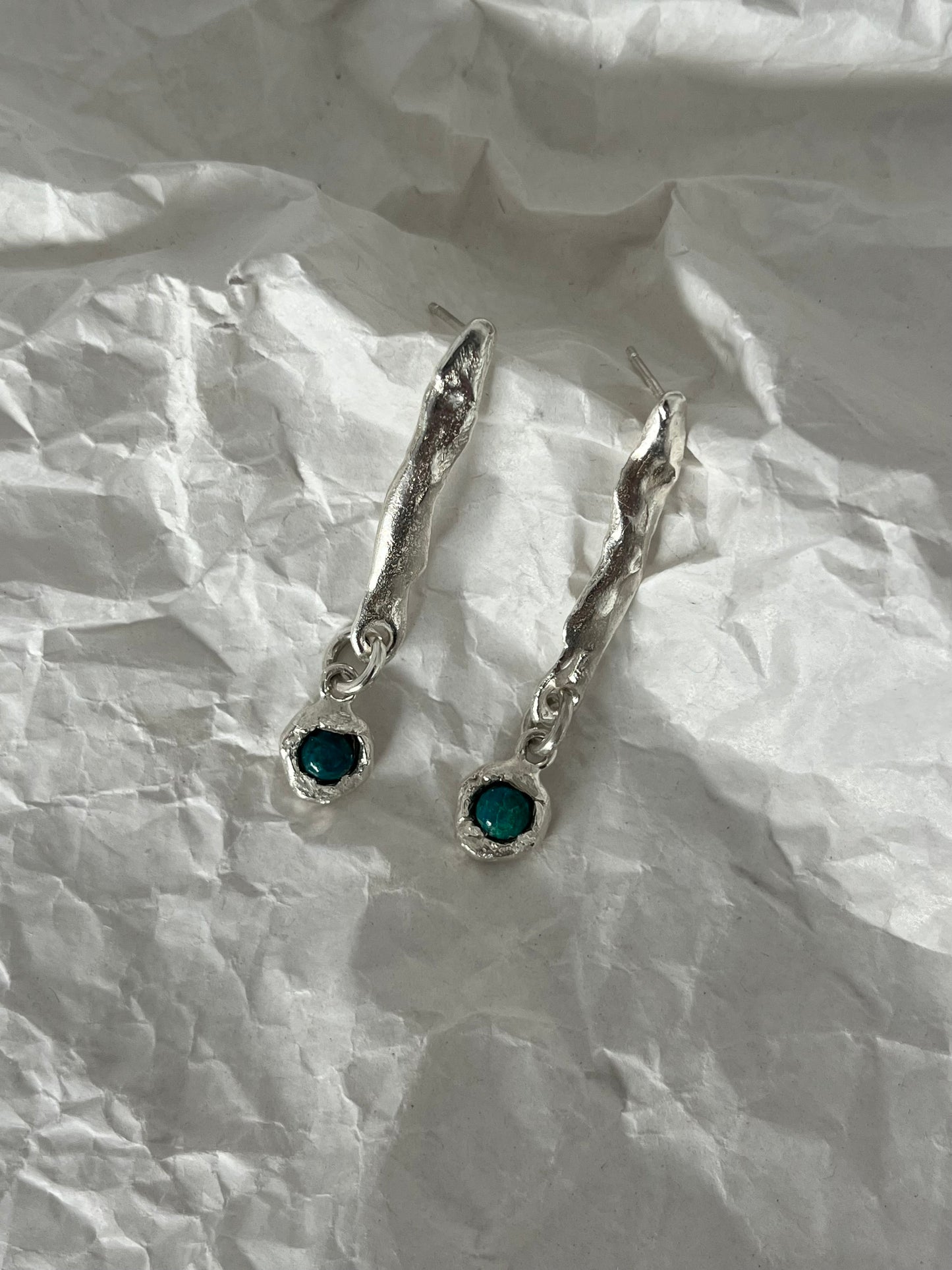 Clio stone earrings